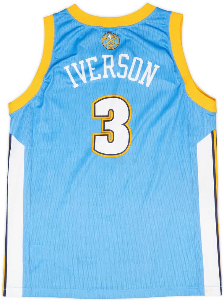 2006-08 Denver Nuggets Iverson #3 Champion Away Jersey - 7/10 - (M)