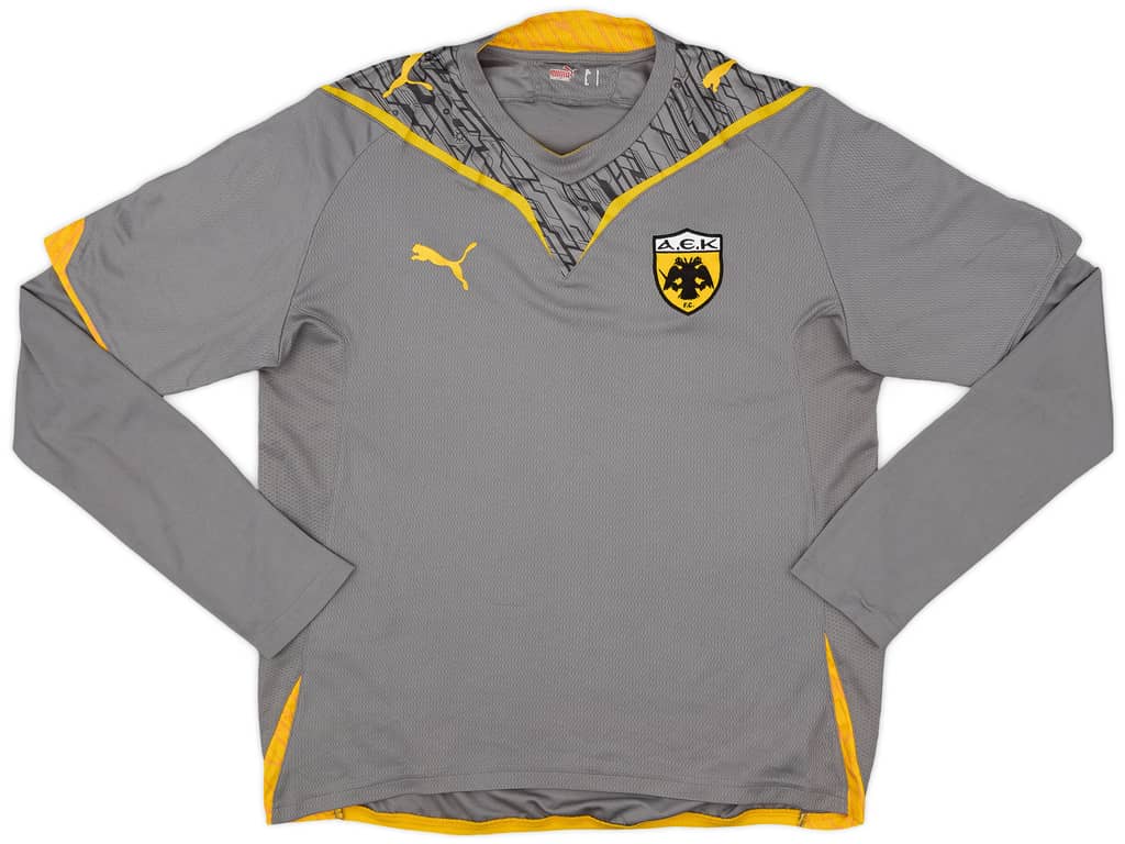 2009-10 AEK Athens Third L/S Shirt - 8/10 - (L)