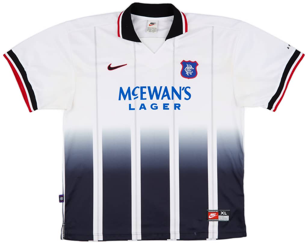 1997-99 Rangers Away Shirt Gascoigne #8 - 6/10 - (XL)