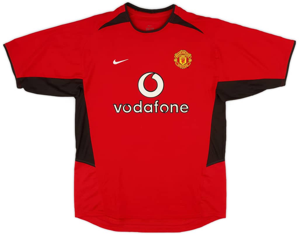 2002-04 Manchester United Home Shirt Fortune #25 - 5/10 - (M)