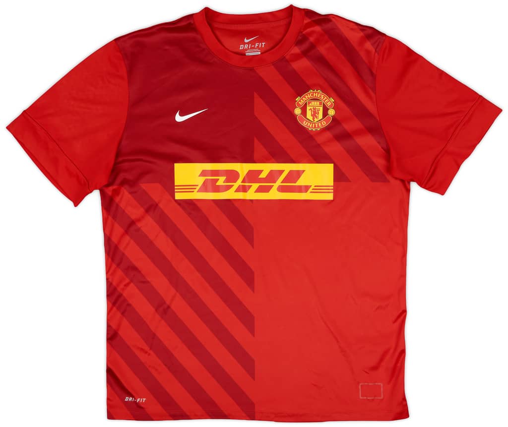 2012-13 Manchester United Nike Training Shirt - 9/10 - (XL)