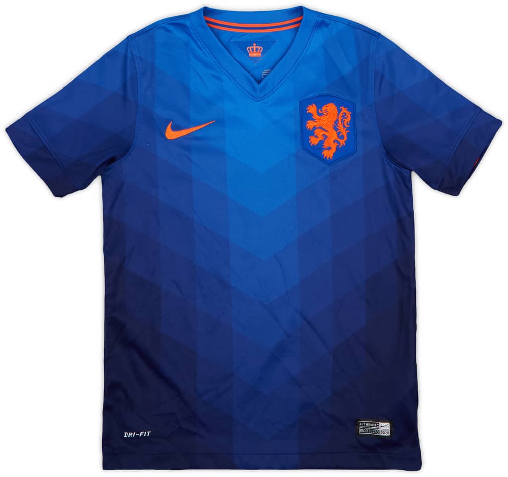 2014-15 Netherlands Away Shirt - 10/10 - (S.Boys)