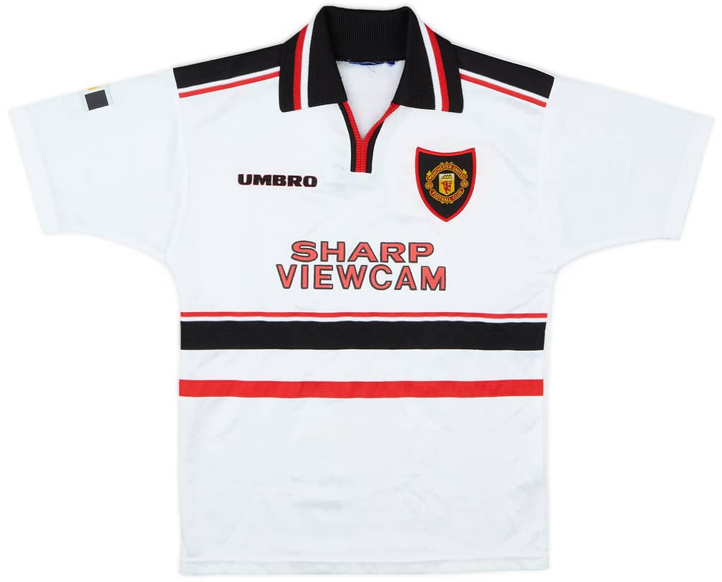 1997-99 Manchester United Away Shirt - 7/10 - (L.Boys)