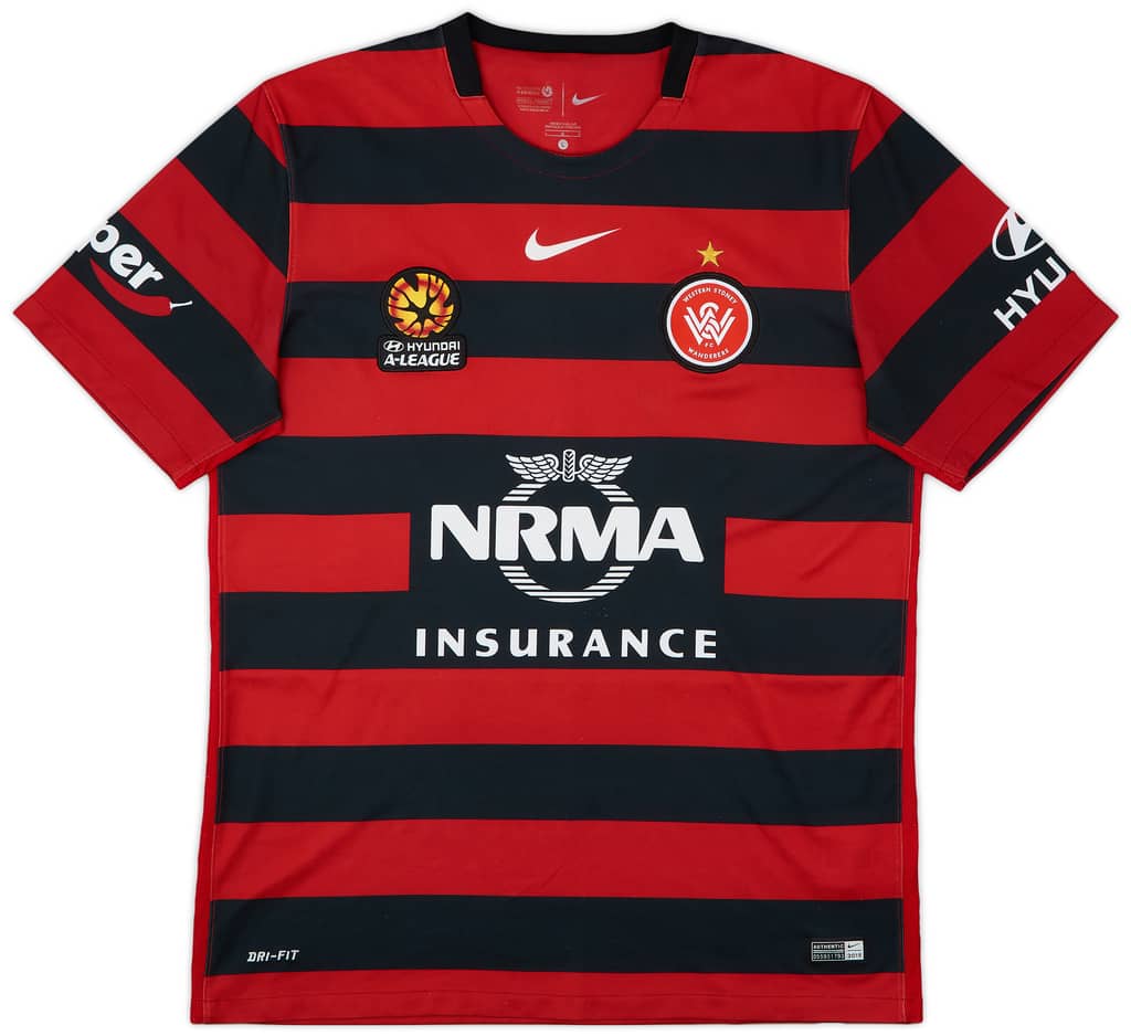 2015-16 Western Sydney Wanderers Home Shirt - 8/10 - (L)