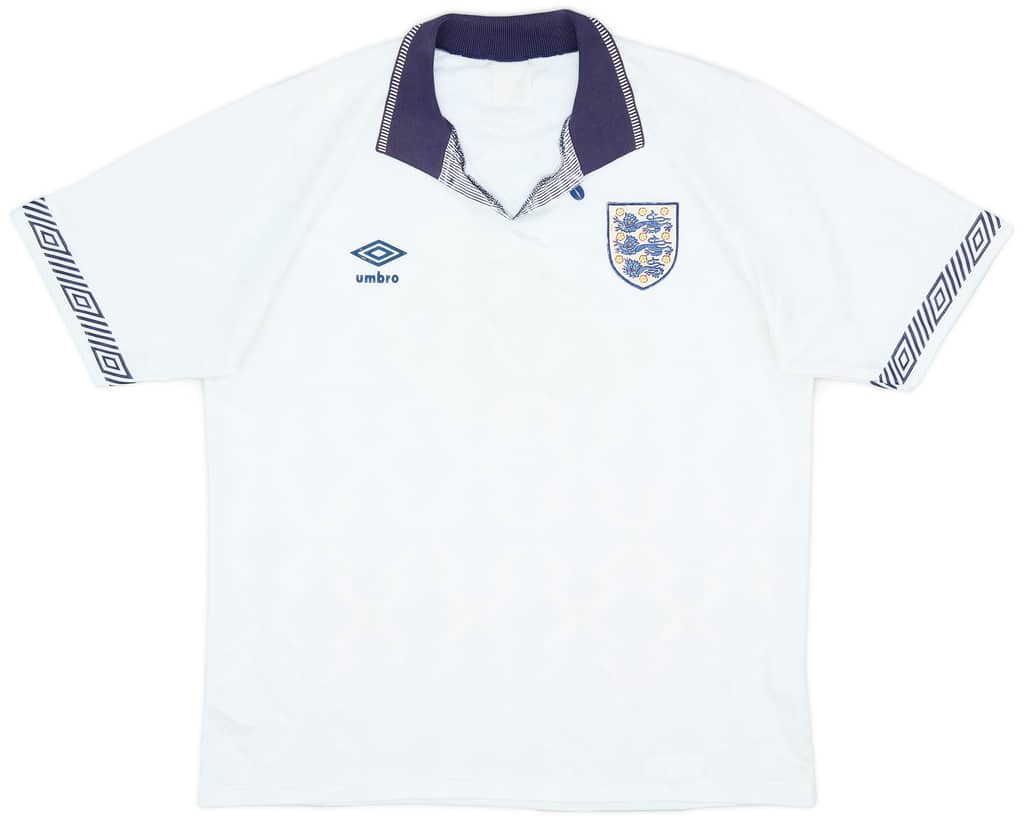 1990-92 England Home Shirt - 7/10 - (L)