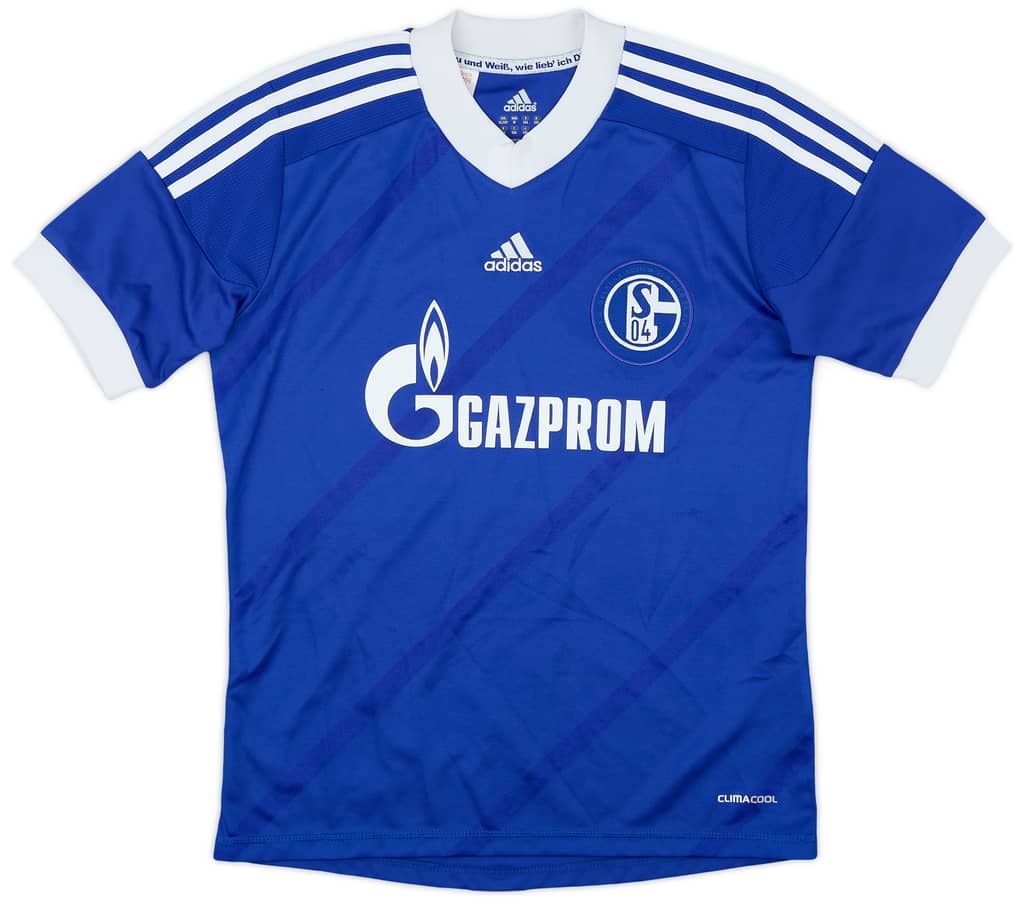2012-14 Schalke Home Shirt - 8/10 - (M.Boys)