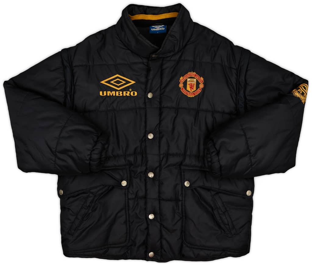 1994-96 Manchester United Umbro Padded Bench Coat - 8/10 - (L)