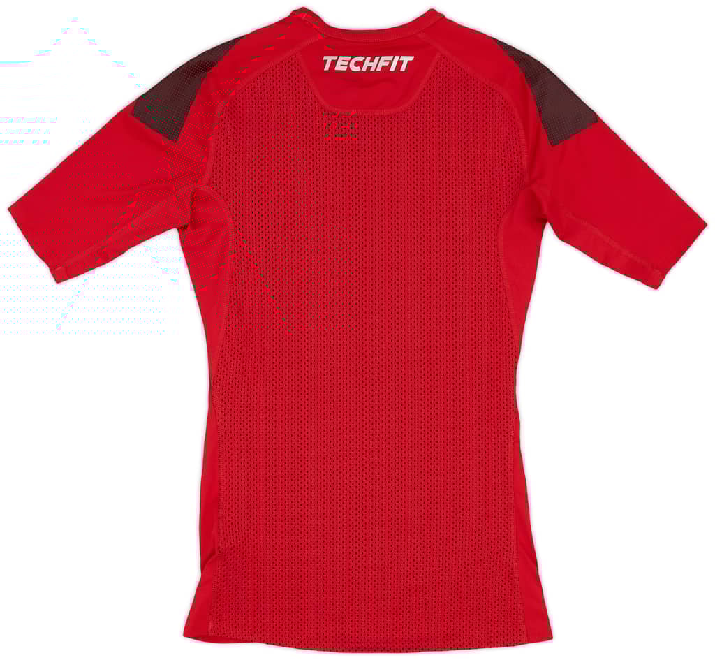 2015-16 Manchester United adidas TechFit Compression Shirt - 9/10 - (M)