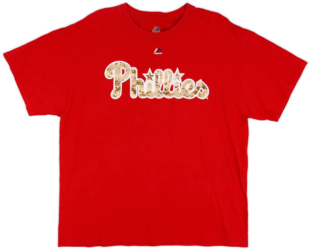 2010s Philadelphia Phillies Majestic Tee - 9/10 - (XL)