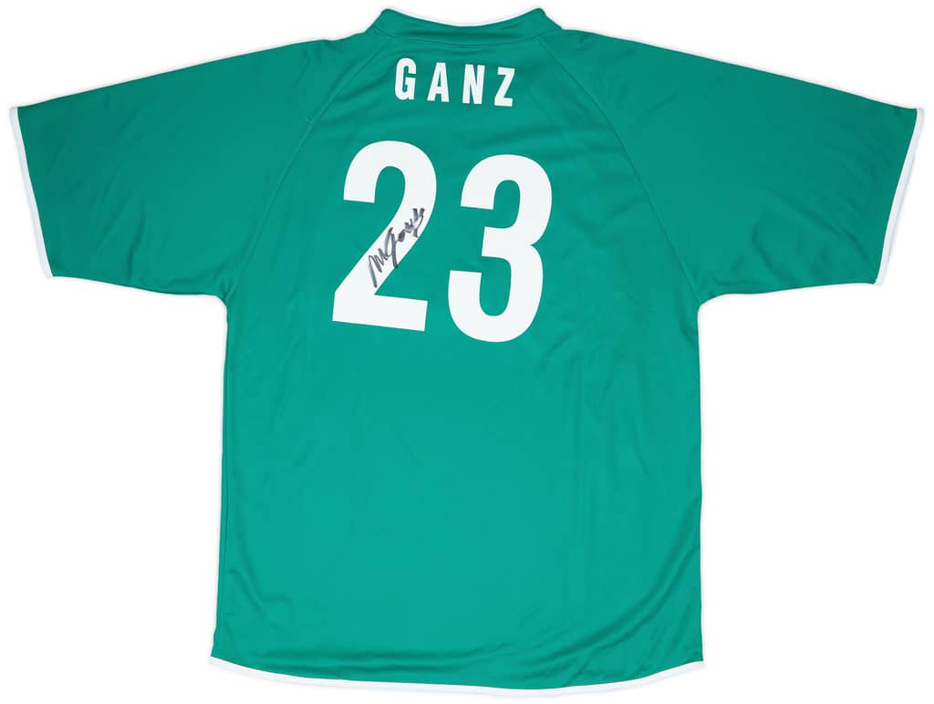 2009 Padania Match Issue Signed Home Shirt Ganz #23
