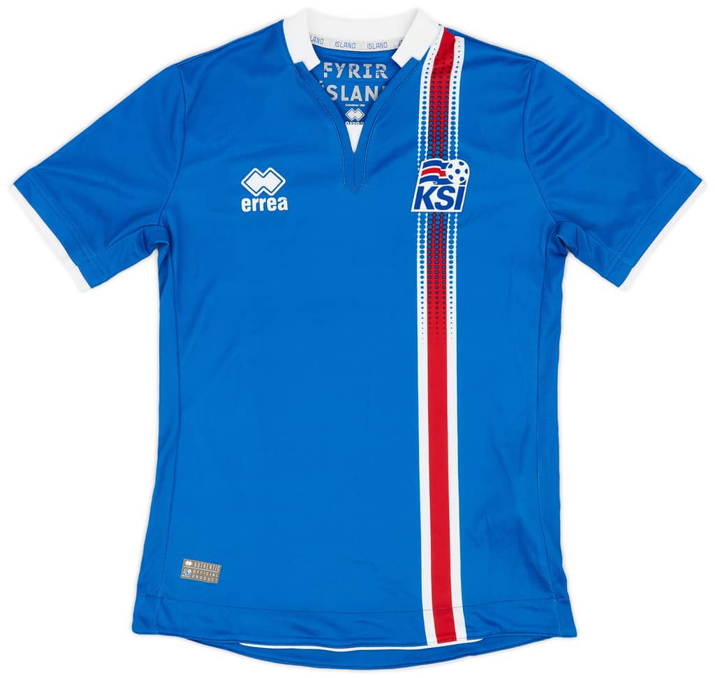 2016-18 Iceland Home Shirt - 9/10 - (S)