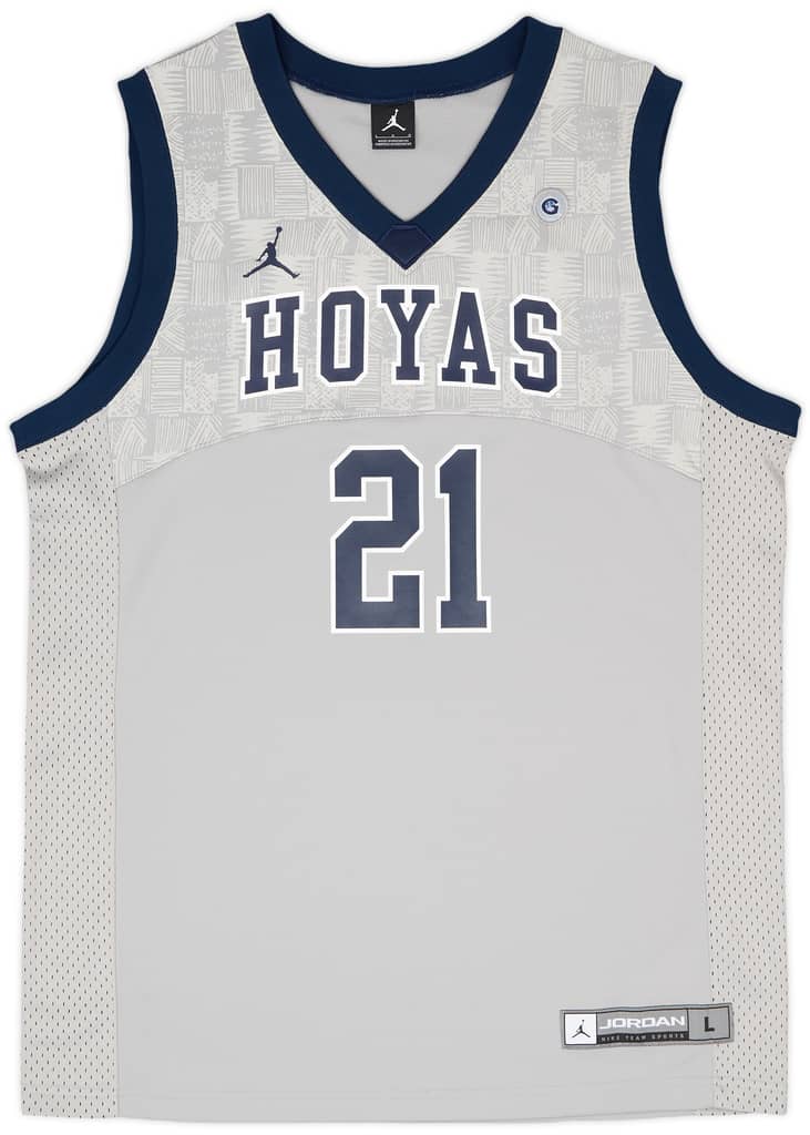 2009-11 Georgetown Hoyas Clark #21 Jordan Home Jersey - 9/10 - (L)