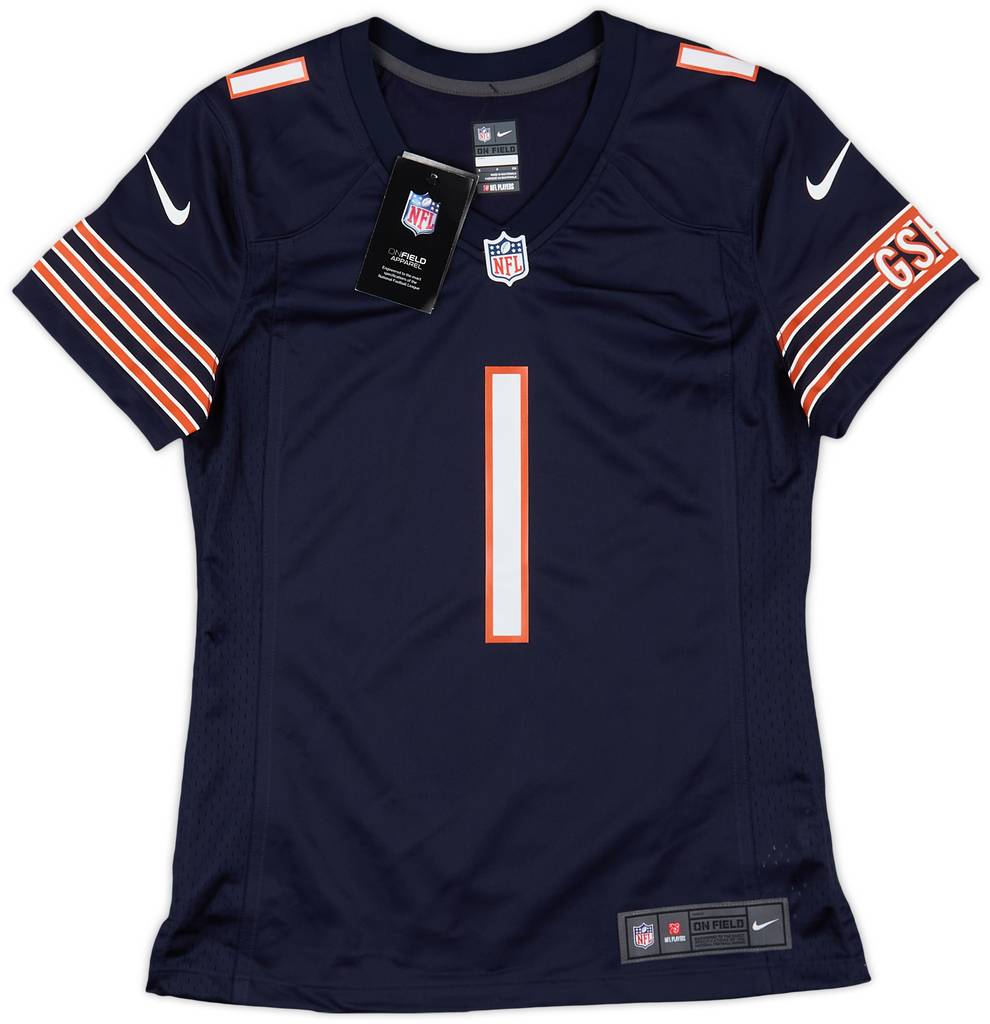 2021-23 Chicago Bears Fields #1 Nike Game Home Womens Jersey (S)