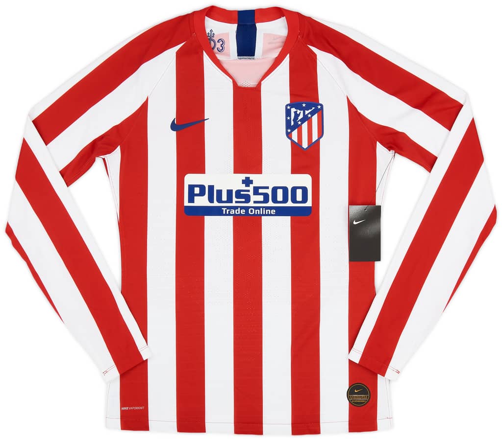 2019-20 Atletico Madrid Player Issue Vaporknit Domestic Home L/S Shirt João Félix #7 (S)