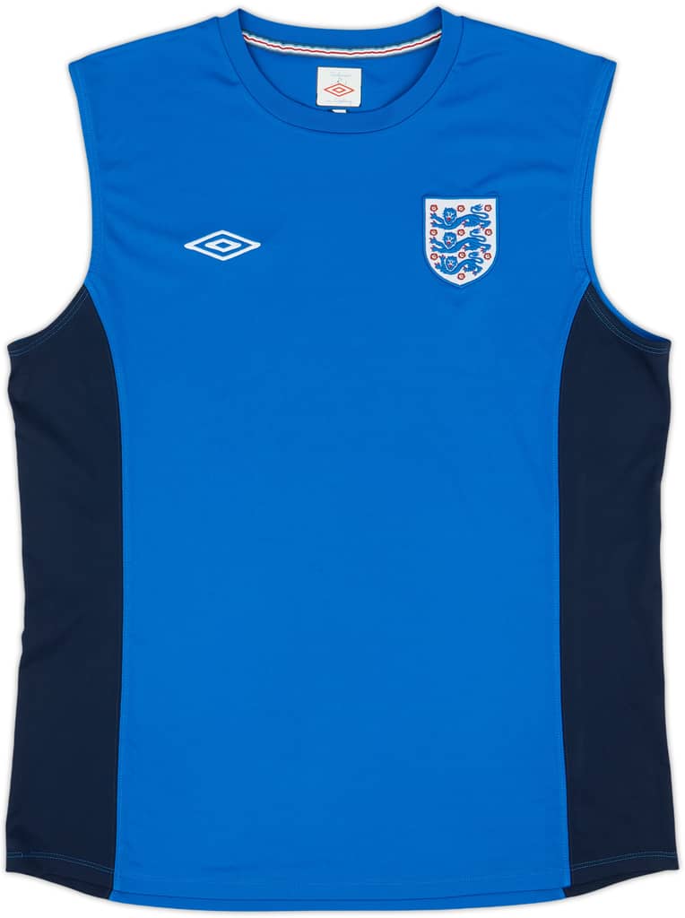 2010-11 England Umbro Training Vest - 8/10 - (XL)