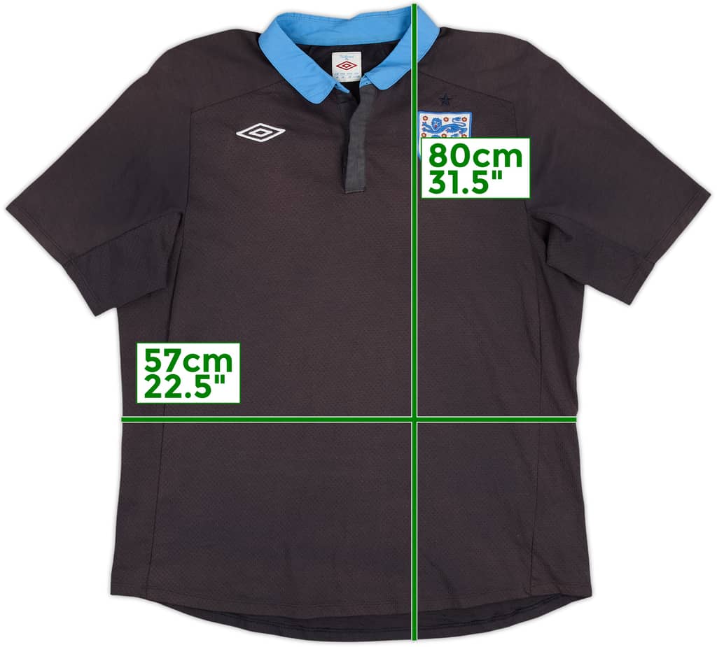 2011-12 England Away Shirt - 5/10 - (XXL)