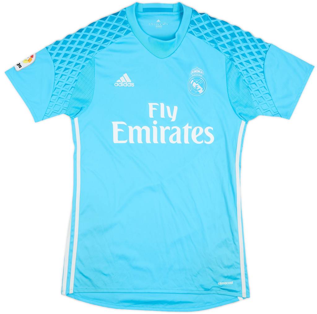 2016-17 Real Madrid GK S/S Shirt - 8/10 - (XS)