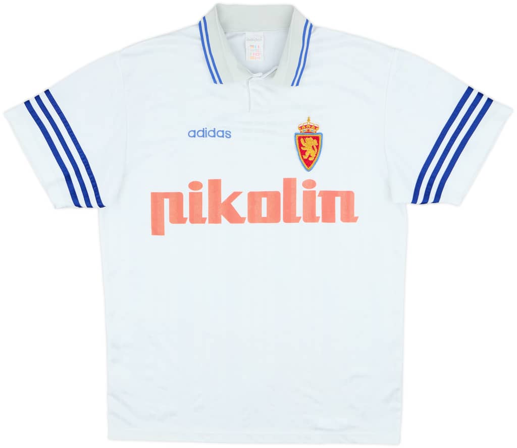 1995-97 Real Zaragoza Home Shirt - 8/10 - (M)