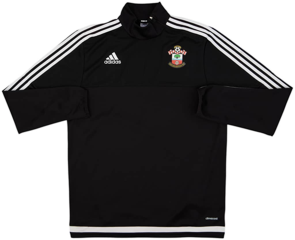 2015-16 Southampton adidas 1/4 Zip Drill Top - 9/10 - (L)