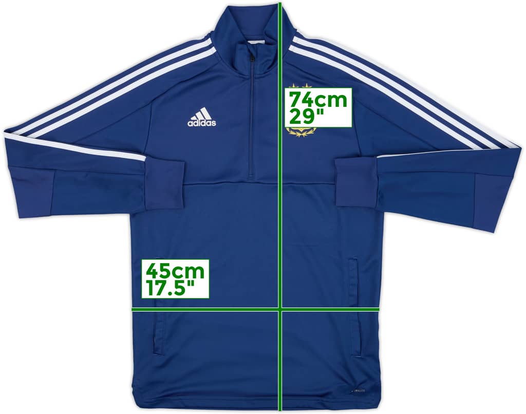 2017-18 Argentina adidas 1/4 Zip Drill Top - 10/10 - (S)