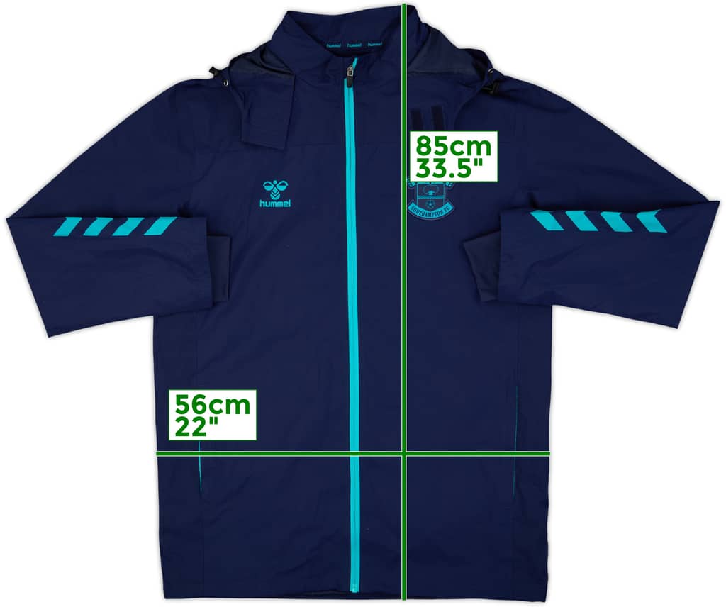 2021-22 Southampton Hummel Hooded Rain Jacket - 10/10 - (M)