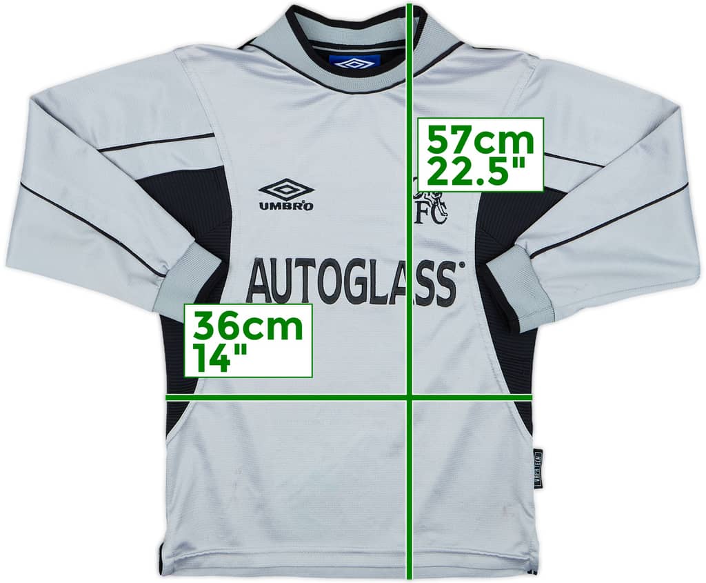 1999-00 Chelsea GK Shirt - 9/10 - (M.Boys)