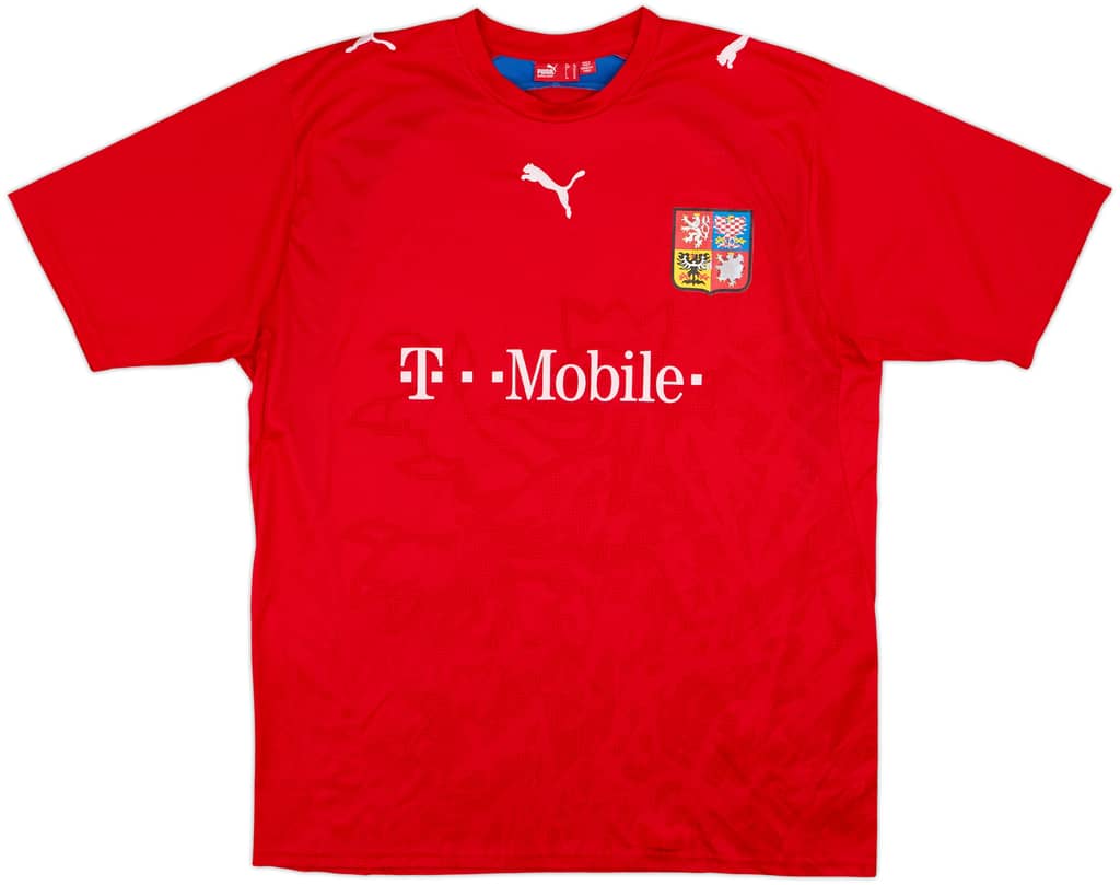 2006-08 Czech Republic Basic Home Shirt - 5/10 - (XL)