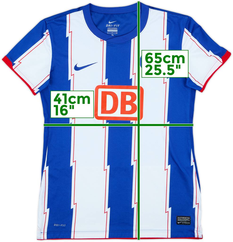 2010-11 Hertha Berlin Home Shirt - 10/10 - (Women's S)