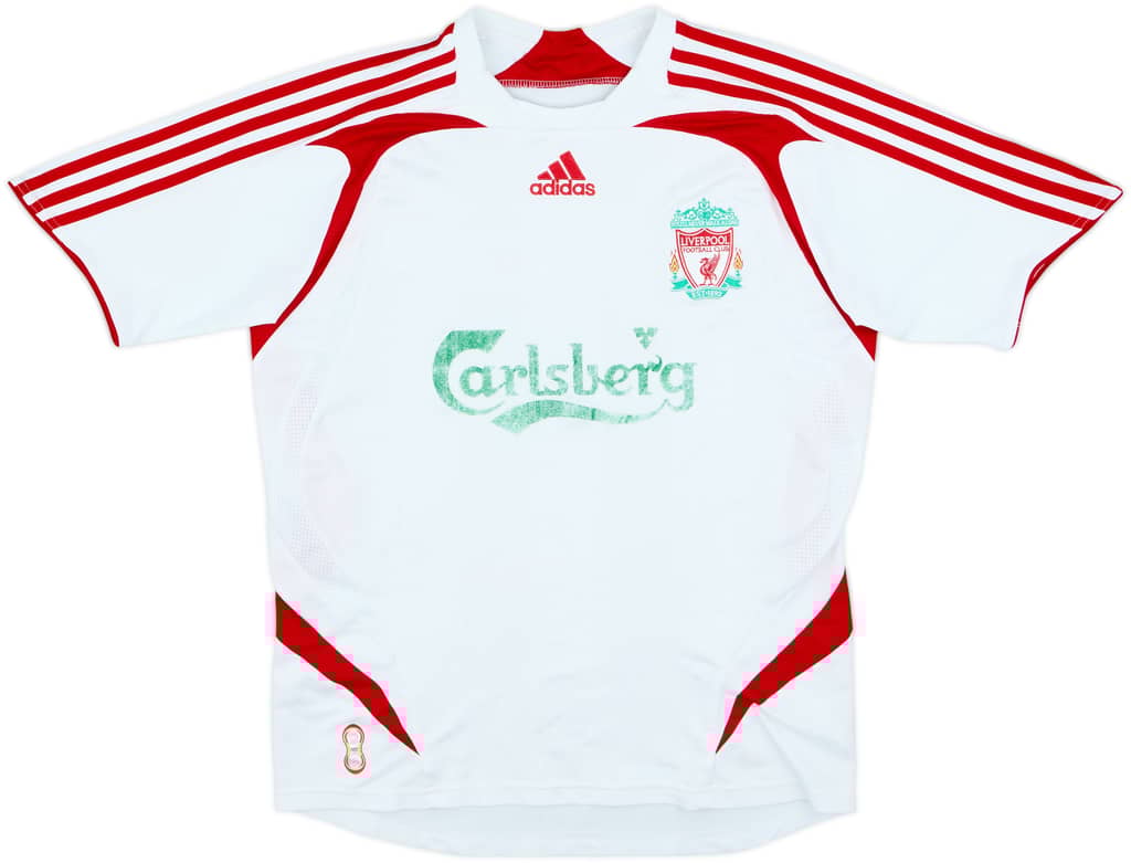 2007-08 Liverpool Away Shirt - 5/10 - (L.Boys)