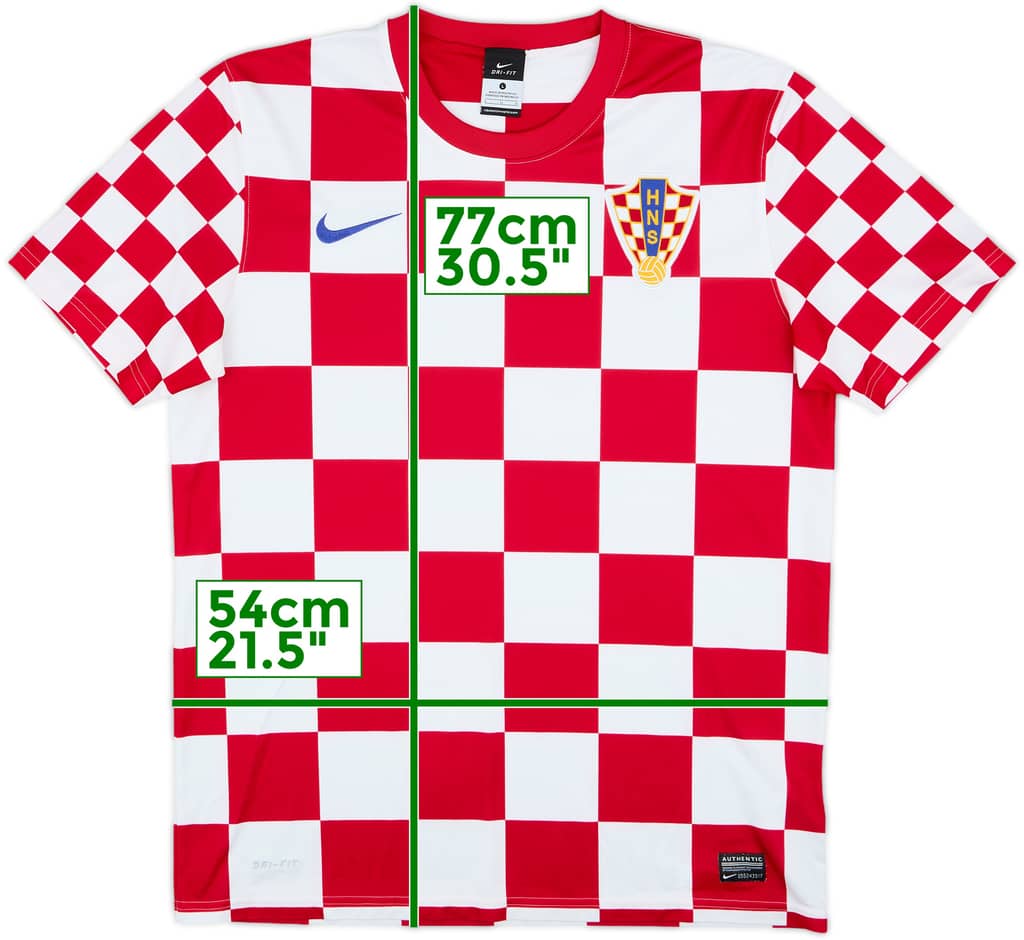 2010-12 Croatia Basic Home Shirt - 10/10 - (L)