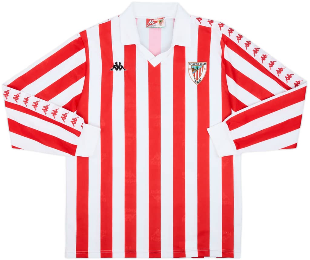 1992-93 Athletic Bilbao Home L/S Shirt - 9/10 - (L)
