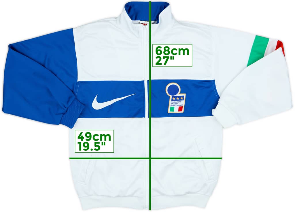 1996-97 Italy Nike Track Jacket - 7/10 - (XL.Boys)