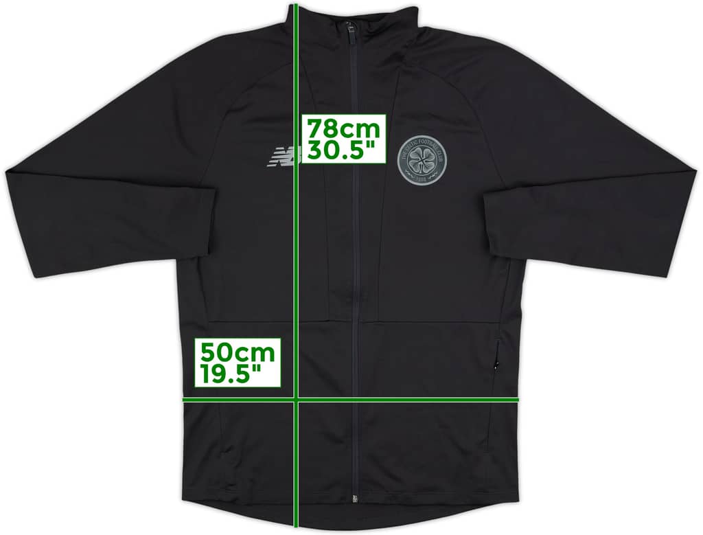 2019-20 Celtic New Balance Track Jacket - 8/10 - (L)