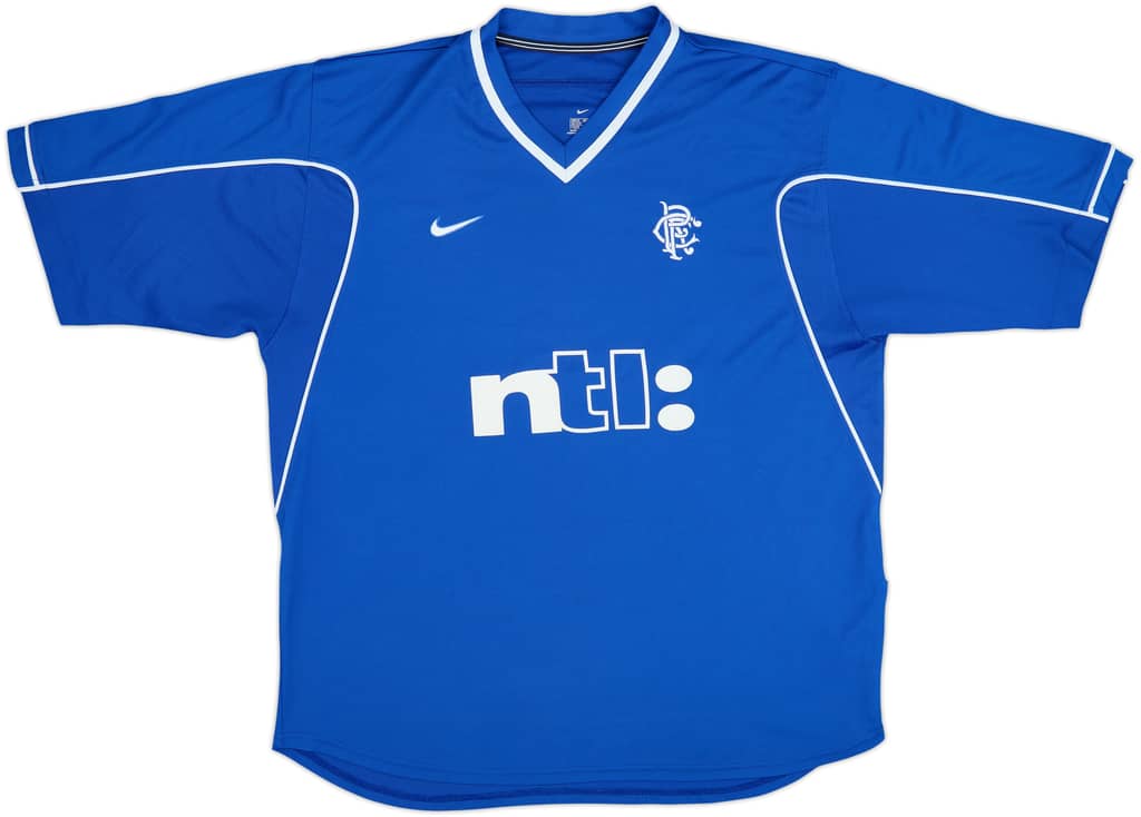 1999-01 Rangers Home Shirt - 8/10 - (XL)