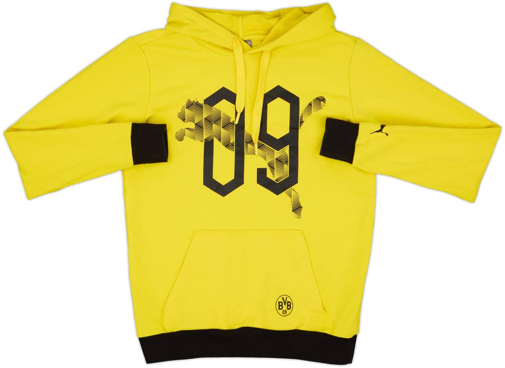 2006-07 Borussia Dortmund Nike Hooded Sweat Top - 9/10 - (S)