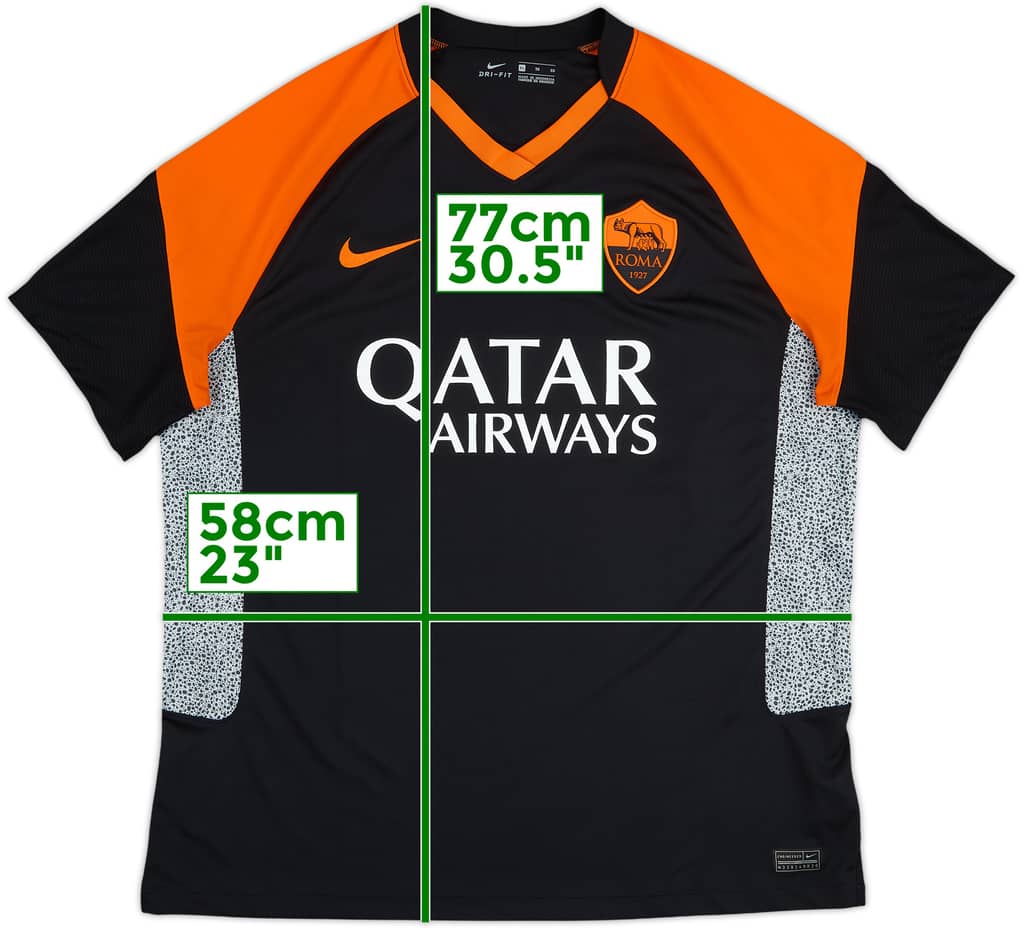 2020-21 Roma Third Shirt - 10/10 - (XL)