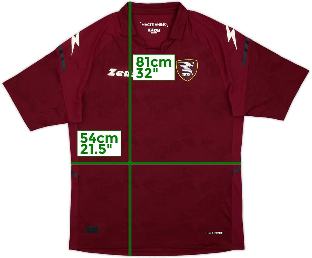 2021-22 Salernitana Player Issue Home Shirt - 10/10 - (XXL)