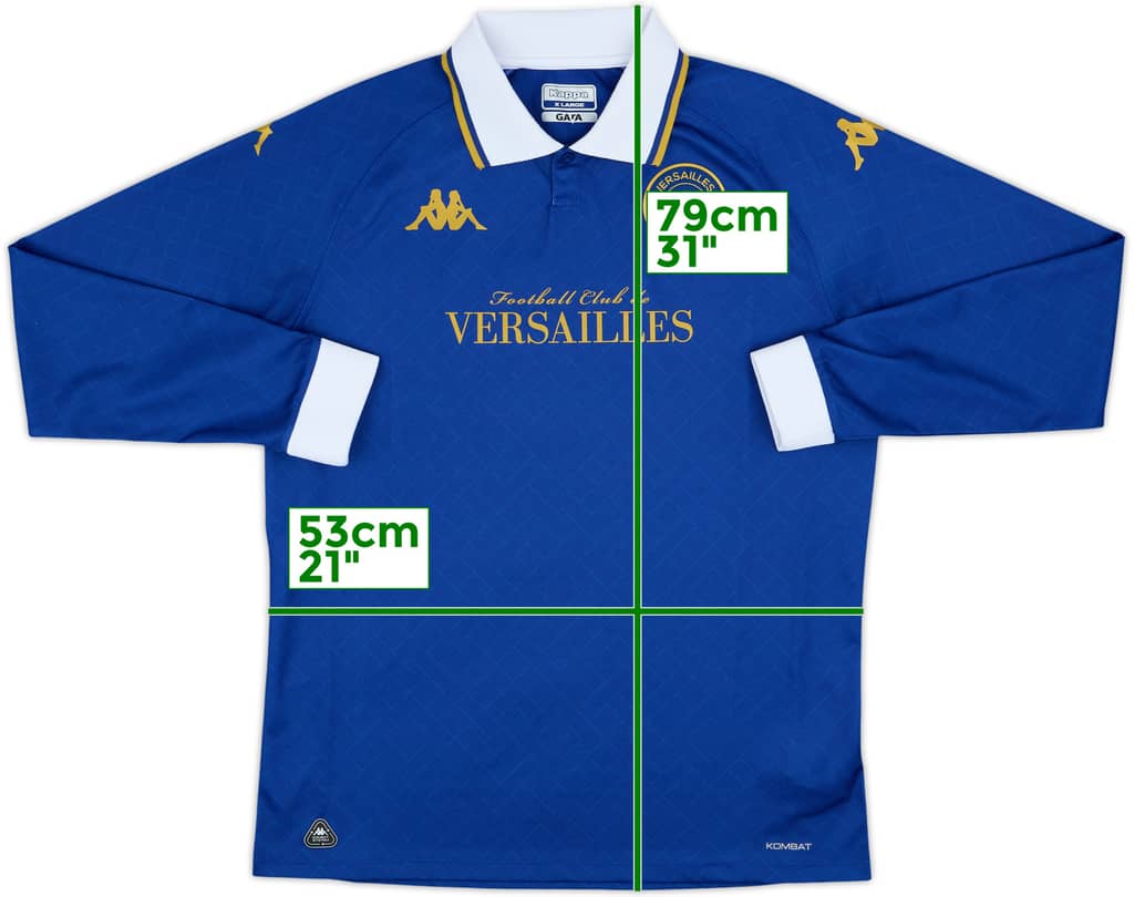 2024-25 FC Versailles Home L/S Shirt - 8/10 - (XL)