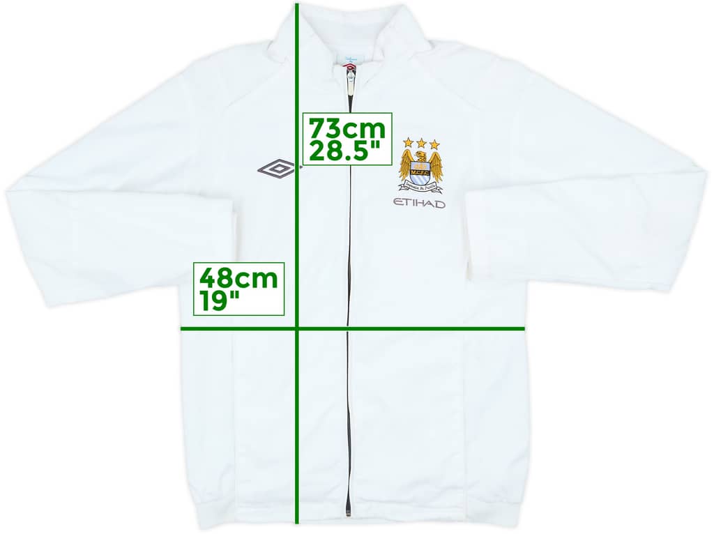 2010-11 Manchester City Umbro Track Jacket - 7/10 - (S)