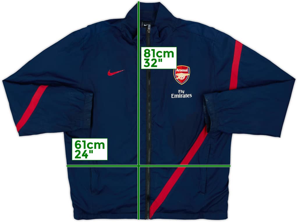 2011-12 Arsenal Nike Track Jacket - 6/10 - (XL)