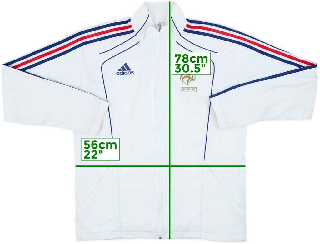 2009-10 France adidas Track Jacket - 5/10 - (M/L)
