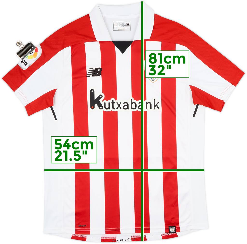 2017-18 Athletic Bilbao Home Shirt - 8/10 - (L)