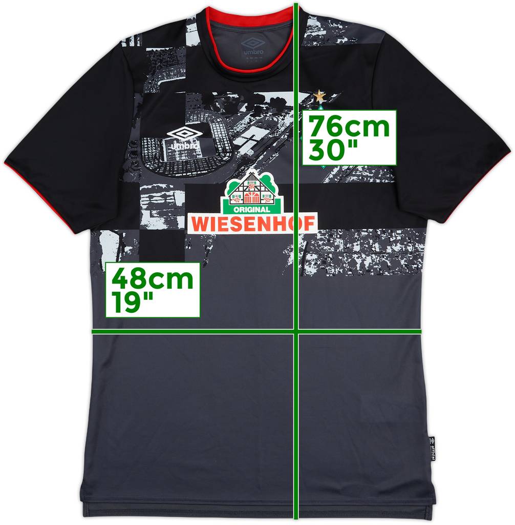 2020-21 Werder Bremen Third Shirt - 10/10 - (L)