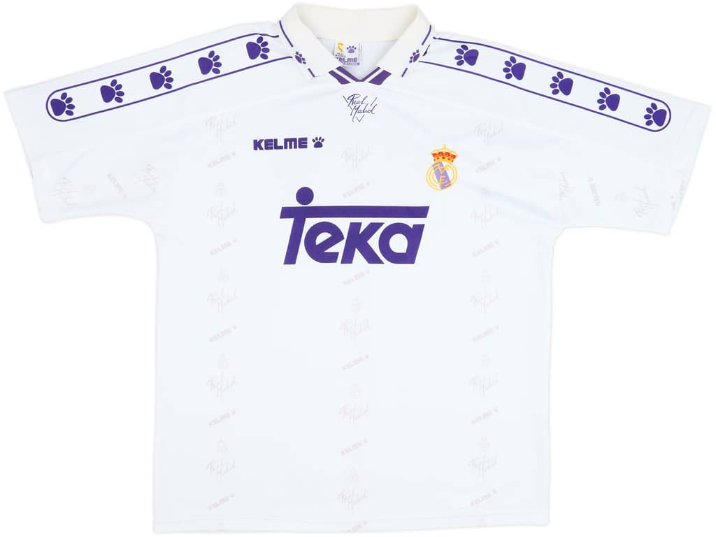 1994-96 Real Madrid Home Shirt - 7/10 - (L)