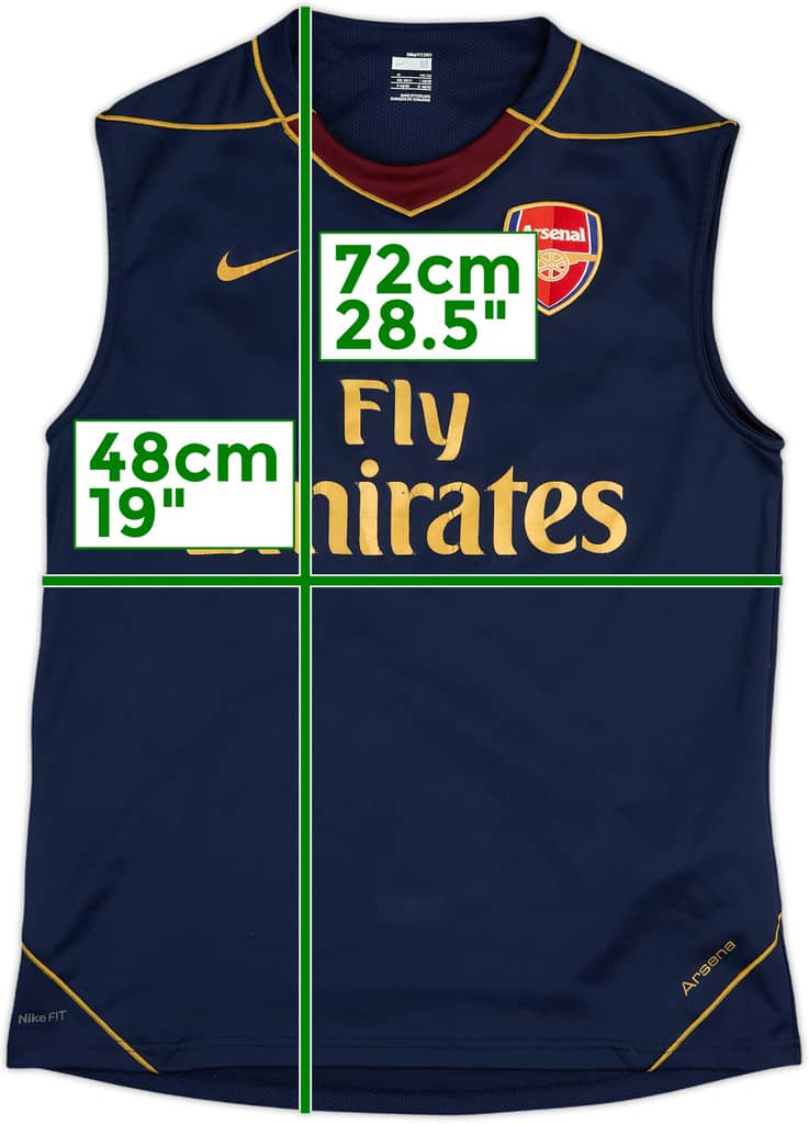 2007-08 Arsenal Nike Training Vest - 6/10 - (M)