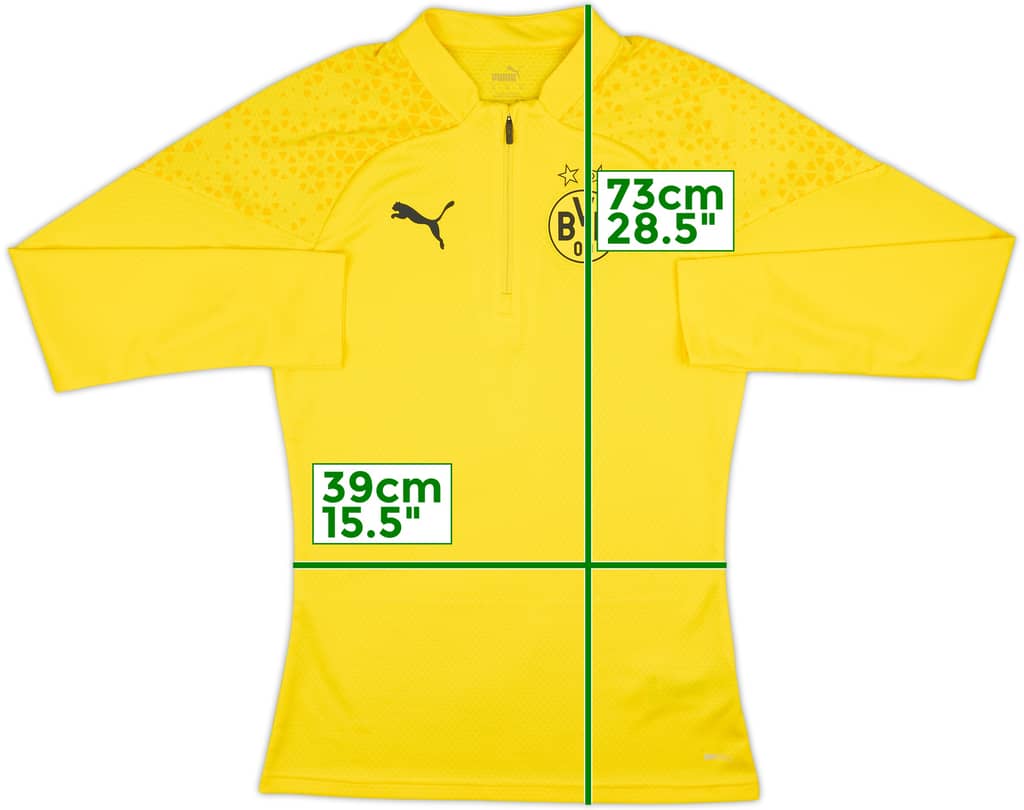 2022-23 Borussia Dortmund Puma 1/4 Zip Drill Top - 10/10 - (XS)