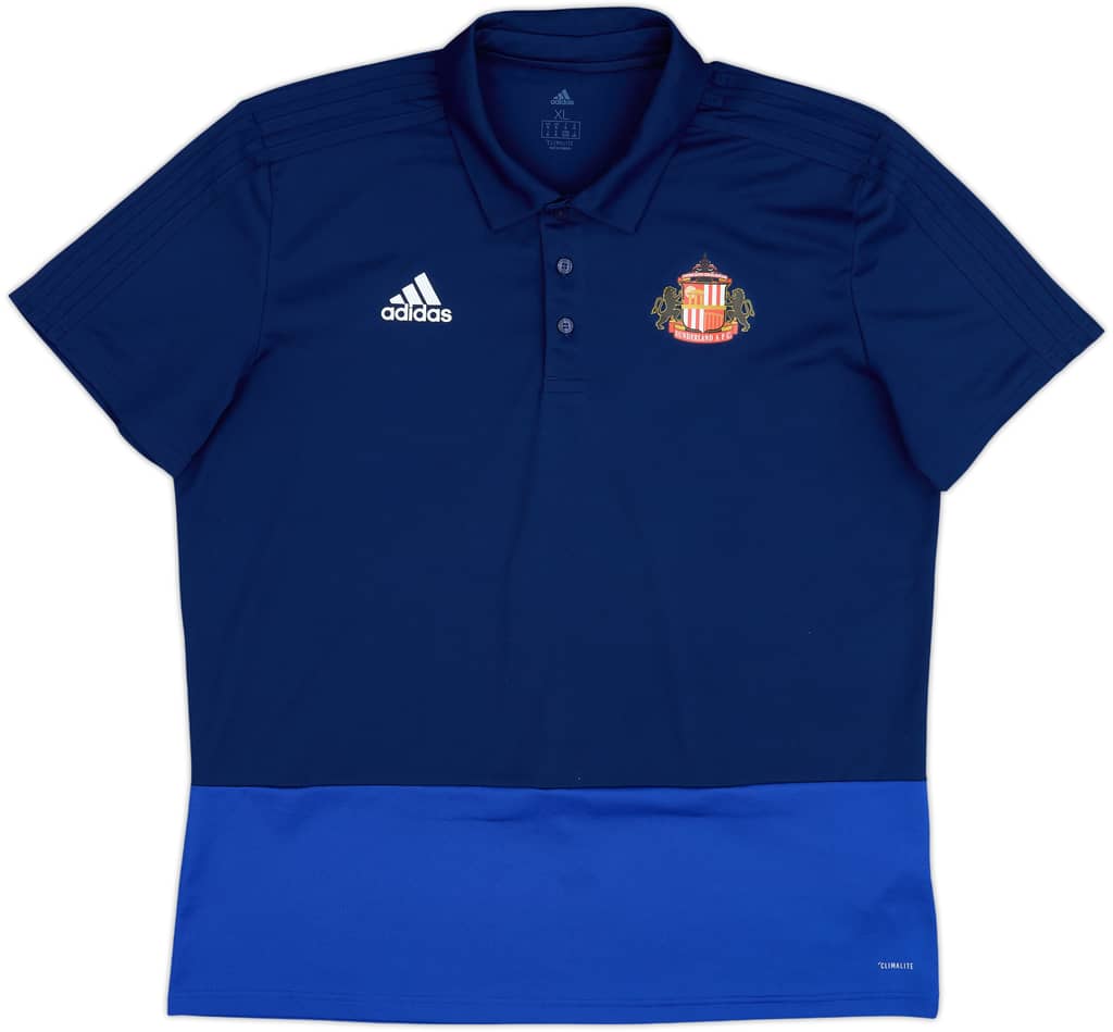 2017-18 Sunderland adidas Polo Shirt - 9/10 - (XL)
