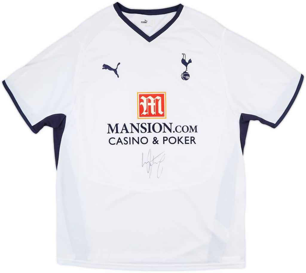 2008-09 Tottenham Signed Home Shirt - 9/10 - (XL)