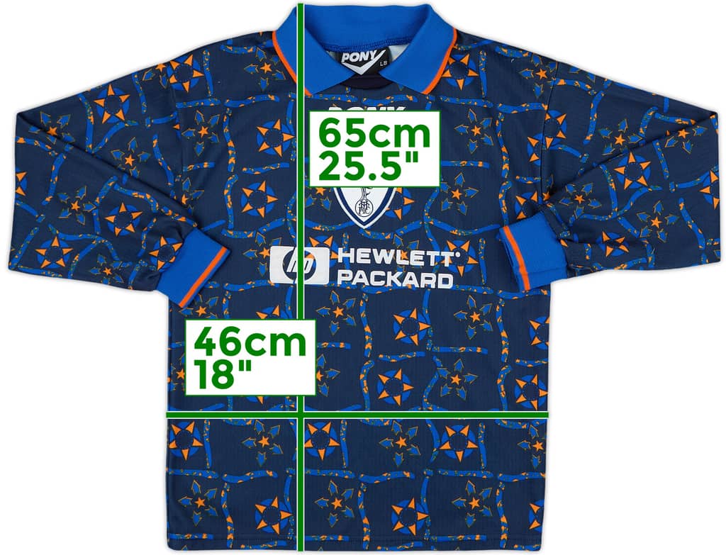 1996-97 Tottenham GK Shirt - 9/10 - (L.Boys)