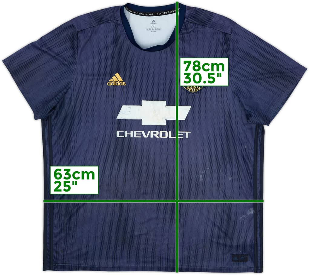 2018-19 Manchester United Third Shirt - 4/10 - (XXL)